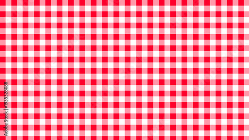 cherry red gingham plaid pattern background design
