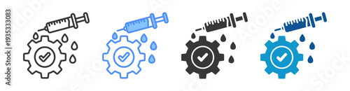 Cleaning Icon Set Multiple Style Collection