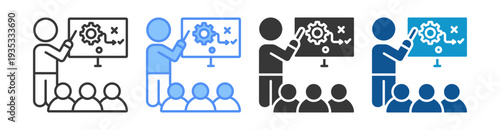 Planned Icon Set Multiple Style Collection