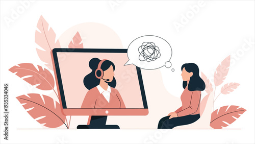 Digital Clarity in Rose and Charcoal