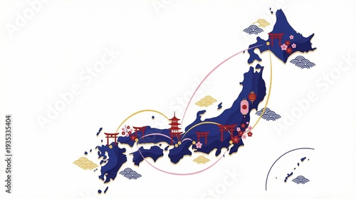 Exploring Japan's seichi junrei pilgrimage sites and sakura landscapes on colorful maps reflecting pop culture