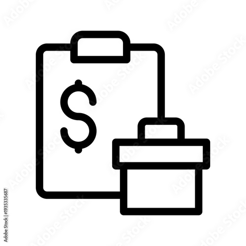 Professional Invoice Icon Set for Automated Billing Systems and Financial Transaction Records