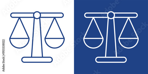 Equity Blue And White Icon Style Collection