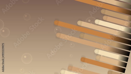Cigarette Sticks Falling on Brown Background.