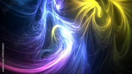 Abstract swirling colors