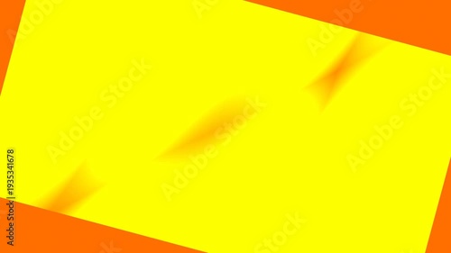Yellow Rectangle with Orange Background Animation.