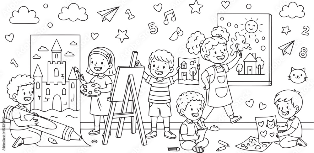 Fototapeta premium Hand Drawn Vector 