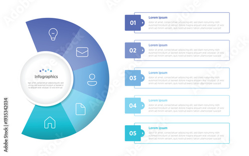 5-circle infographics are versatile visuals using five interconnected or segmented circles to represent processes, data shares, or concepts like business cycles.