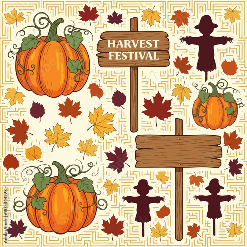 Fall Festival Harvest Autumn Celebration Set