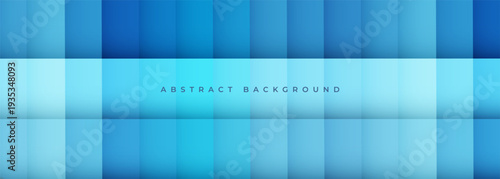 Calm blue gradient geometric grid abstract background with layered translucent vertical panels, subtle light reflections, clean corporate mood, horizontal banding and soft shadows for modern web