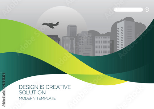 Template vector design for Brochure, Annual Report, Web design Poster, Corporate Presentation, Flyer, layout modern with size horizontal, Easy to use and edit.