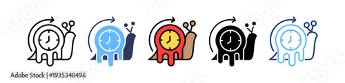 Slow Routine multiple icon