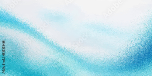 Abstract a cool, airy, and refreshing composition of a blue and white wave. a visually captivating display that embodies serenity and peace.