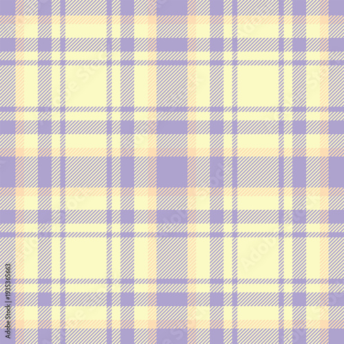 Canvas vector check plaid, design texture background fabric. Inspiration textile tartan seamless pattern in light and indigo colors.