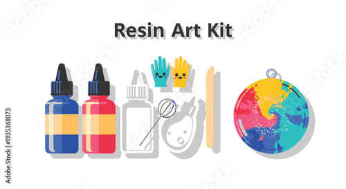 Resin Art Kit Supplies and Accessories.