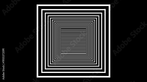 Kinetic Shape 98 – Dynamic Geometric Motion Graphics Animation, Abstract Moving Forms, Modern Minimal Design Elements for Promo and Social Media