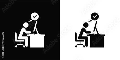 Introvert Personality and Solo Activity Icon