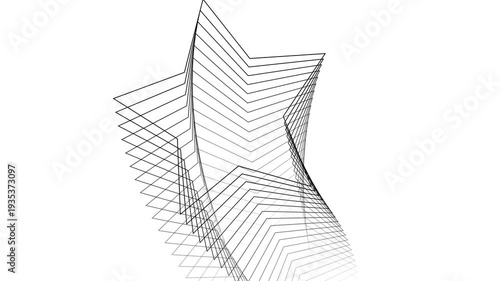 Kinetic Shape 97 – Dynamic Geometric Motion Graphics Animation, Abstract Moving Forms, Modern Minimal Design Elements for Promo and Social Media