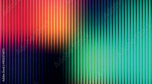 
fractal glass gradient colorful wave blurred background,Vertical striped glass background Wavy glass texture, striped frosted surface