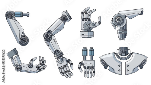 Robotic Arms and Mechanical Parts Collection.