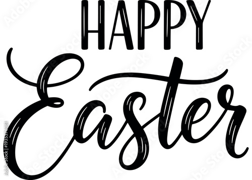 Christian Easter Easter typography, inspirational religious lettering