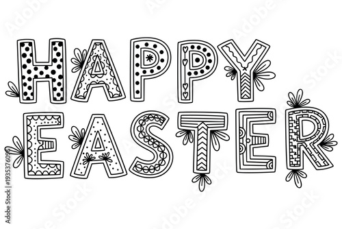 Christian Easter Easter typography, inspirational religious lettering