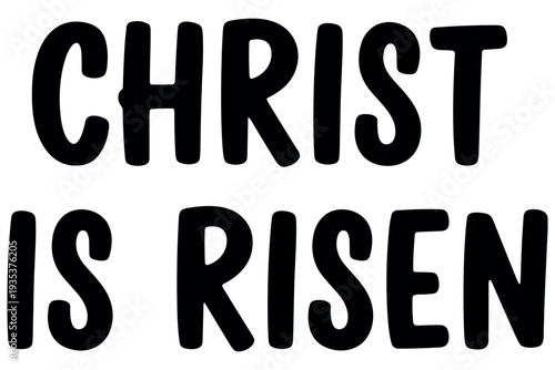 Christian Easter Easter typography, inspirational religious lettering