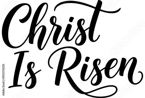 Christian Easter Easter typography, inspirational religious lettering