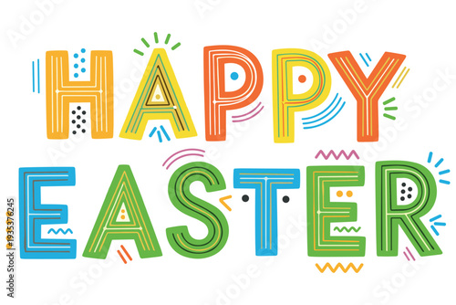 Christian Easter Easter typography, inspirational religious lettering