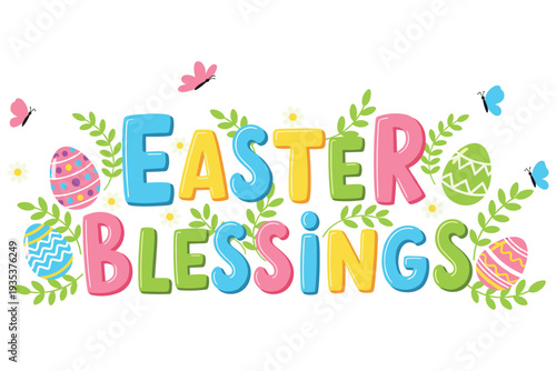 Christian Easter Easter typography, inspirational religious lettering