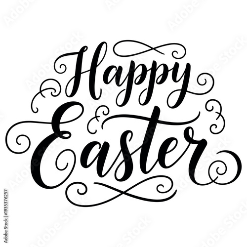 Christian Easter Easter typography, inspirational religious lettering