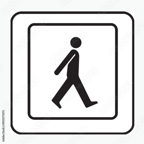 pedestrian zone sign