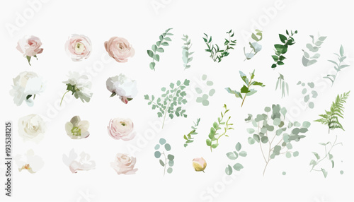 easter card with eggs and flowers