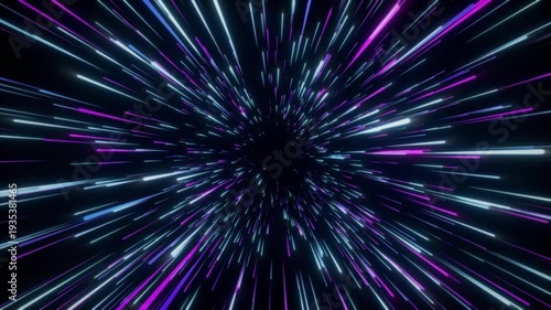 Abstract warpspeed background