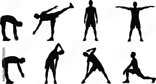 Silhouettes, of, a, live, rock, band, performing, on, stage, including, singers, guitarists, and, a, drummer, for, music, concert, event, posters.