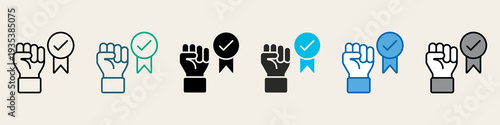 Moral Courage Single Icon Pack Multistyle
