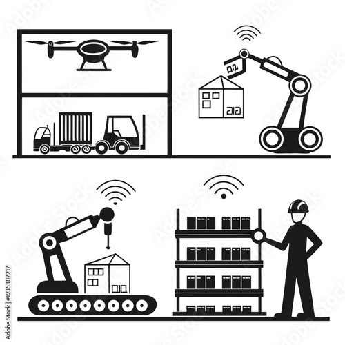 Warehouse automation and robotics in logistics