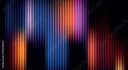 fractal glass gradient colorful wave blurred background