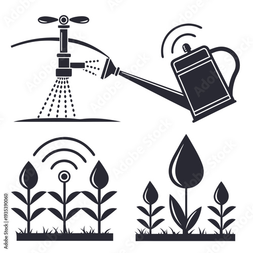 Smart irrigation system with wireless connectivity