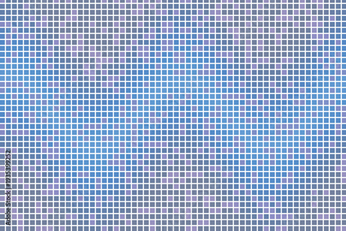 A cool toned grid of small squares displays an illuminating wavy gradient in refreshing blue shades