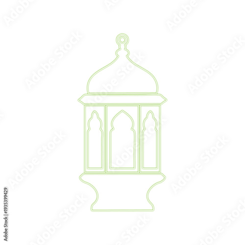 Wallpaper Mural neon lantern illustration Torontodigital.ca