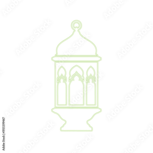 Wallpaper Mural neon lantern illustration Torontodigital.ca