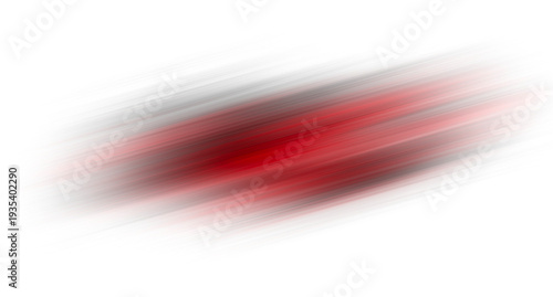 Expressive Red and Black Paint Smear Abstract Design Element