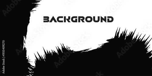 A black and white background image with a grassy texture and the word background