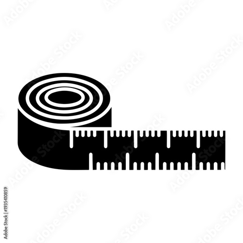A stylized black and white graphic showing layered elliptical forms beside a complex geometric pattern