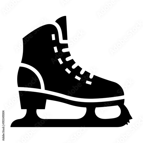 Black silhouette of a stylized mythical creature head showing sharp edges and decorative internal patterns