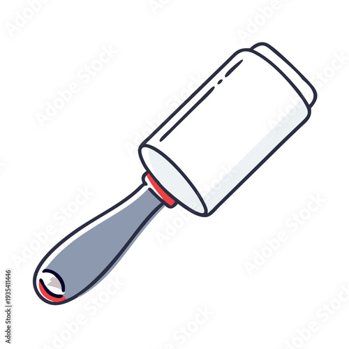 Lint roller for cleaning pets and household dust in modern style  