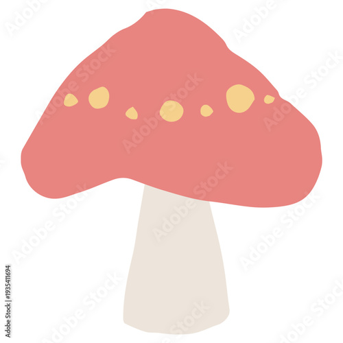 秋の味覚きのこのイラスト 10月の園だよりに使いやすいシンプル手描き素材シリーズ