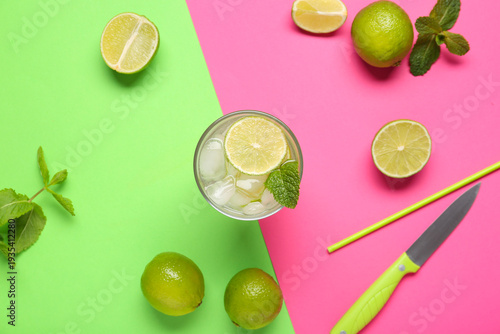 Glass of fresh Mojito cockt...