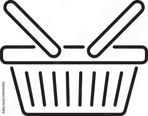 Hand drawn paperclip icons isolated on transparent background with one crossed out